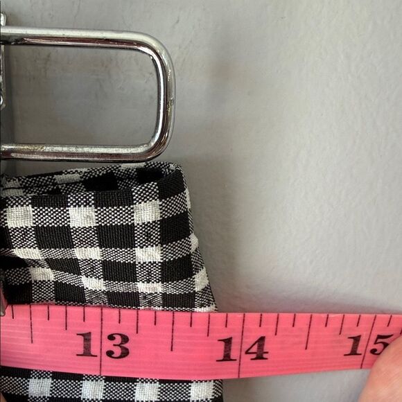 Zara Gingham Ankle Workwear Pant - Picture 5 of 8